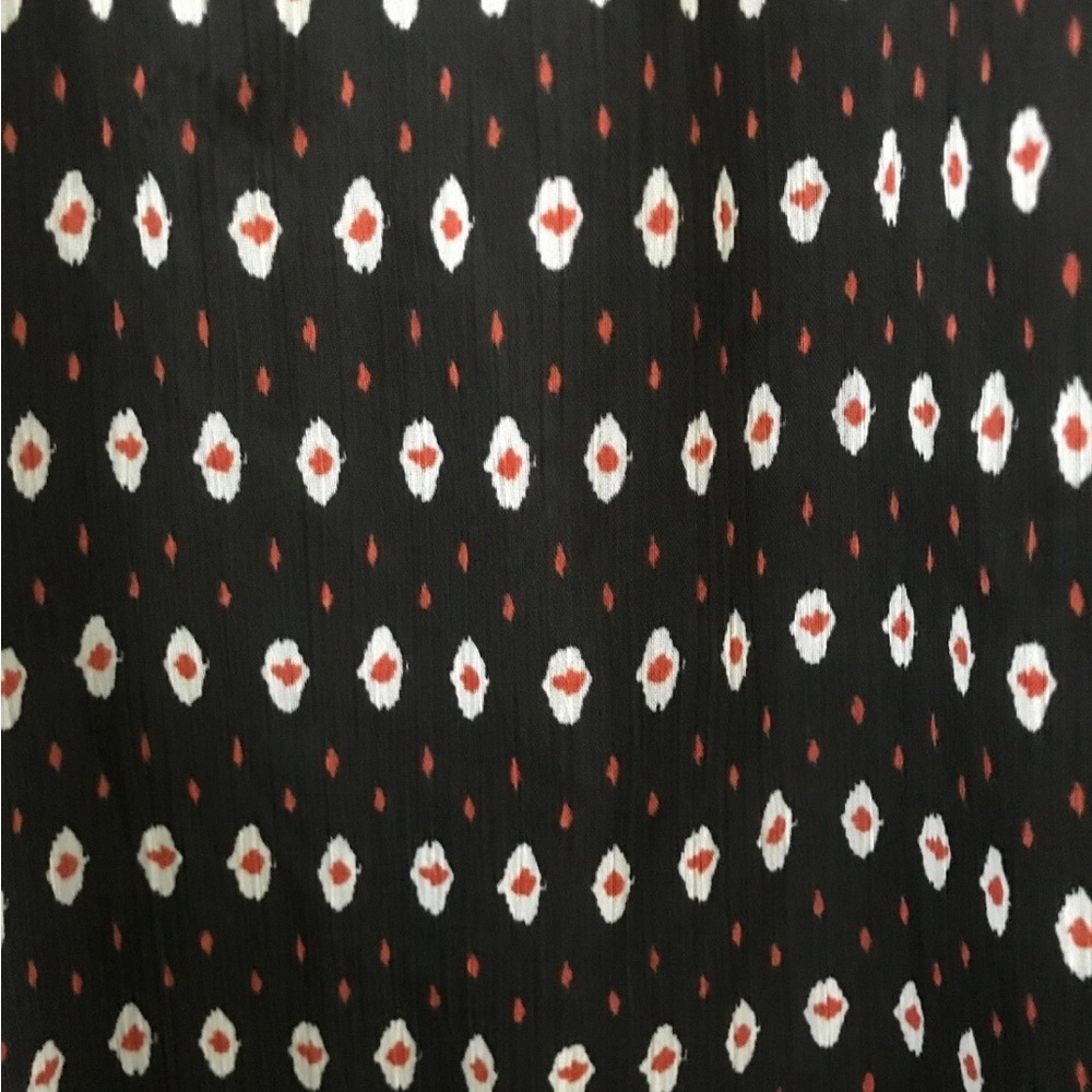 ❤️ WHO WHAT WEAR ruffle trim abstract floral Midi Dress Size XXL - Picture 2 of 9